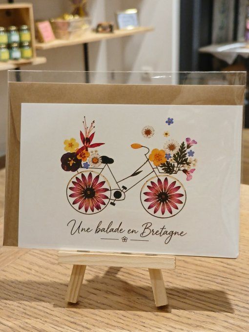 Carte postale Bicyclette