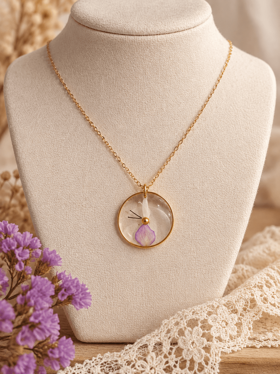 Collier Bigoudène Hortensia