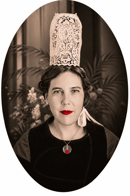 Collier Bigoudène Rose Rouge